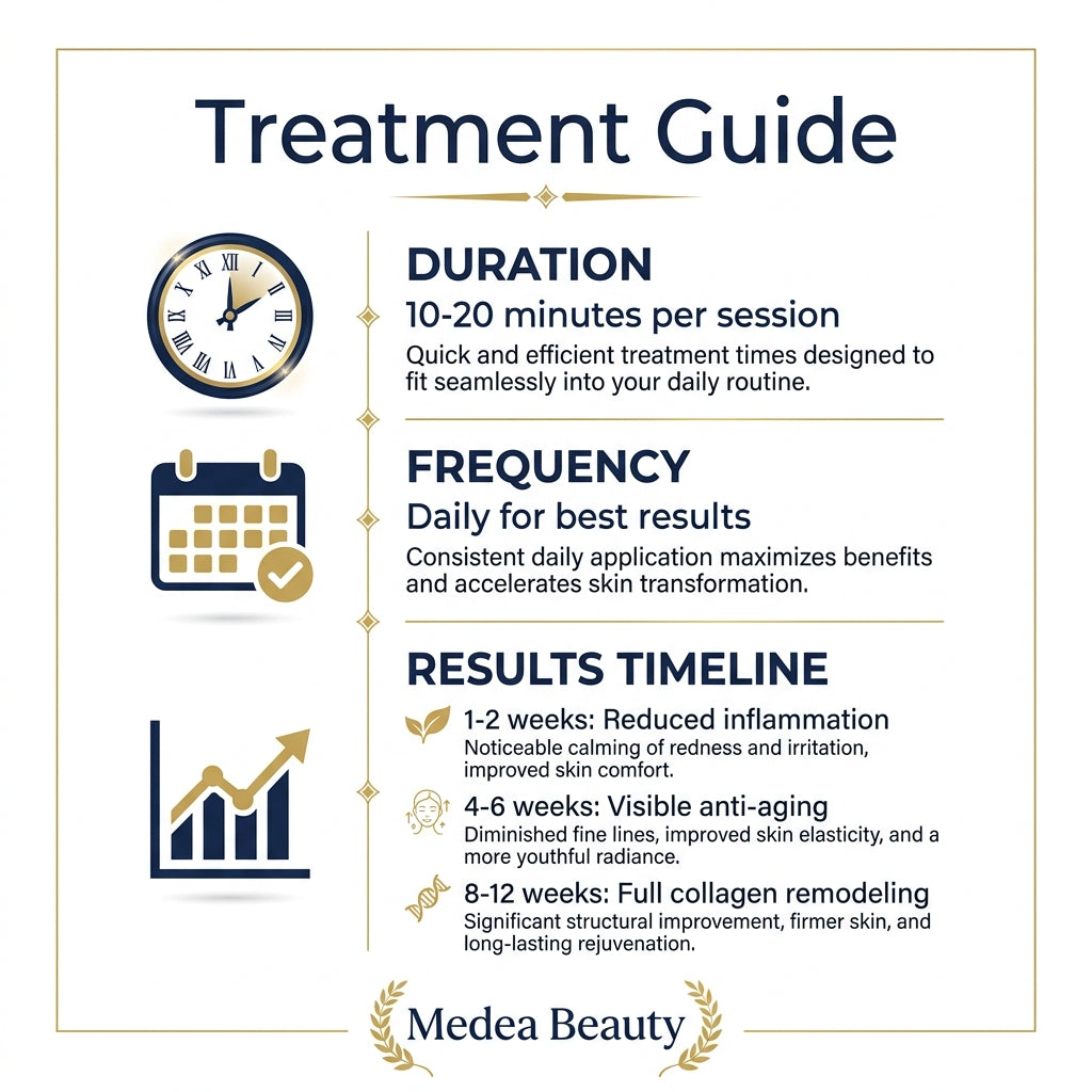 Persephone Treatment Guide - 10-20 Minutes Daily for Best Results